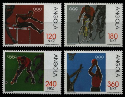 Angola 1992 - Mi-Nr. 897-900 ** - MNH - Olympia Barcelona