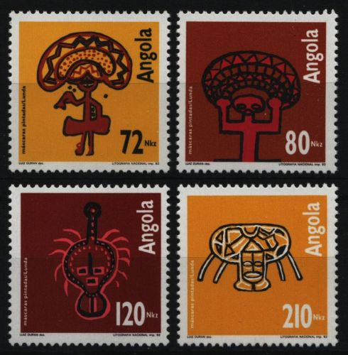 Angola 1992 - Mi-Nr. 909-912 ** - MNH - Quioca-Kunst