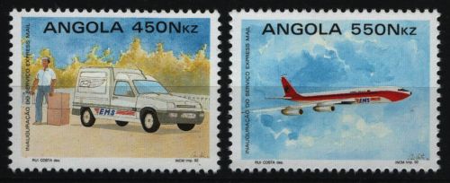 Angola 1992 - Mi-Nr. 913-914 ** - MNH - Transport