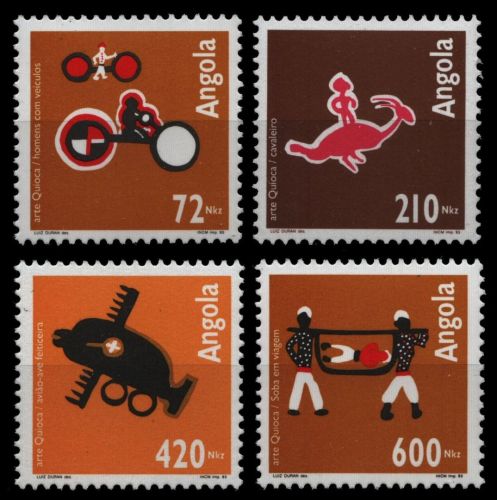 Angola 1993 - Mi-Nr. 924-927 ** - MNH - Quioca-Kunst