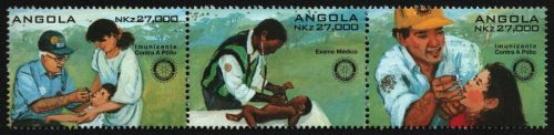 Angola 1995 - Mi-Nr. 992-994 ** - MNH - Rotary