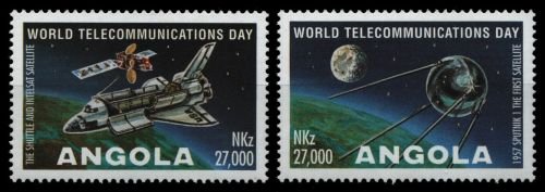 Angola 1995 - Mi-Nr. 1000-1001 ** - MNH - Raumfahrt / Space