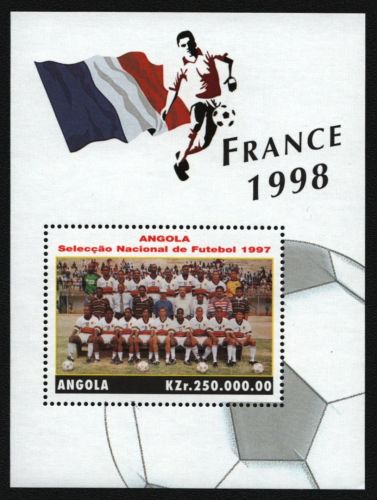 Angola 1997 - Mi-Nr. Block 37 ** - MNH - Fußball / Soccer
