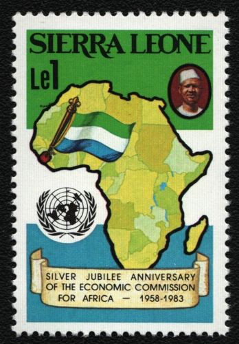 Sierra Leone 1983 - Mi-Nr. 712 ** - MNH - Afrikanische Wirtschaftskommission