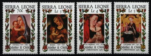 Sierra Leone 1985 - Mi-Nr. 849-852 ** - MNH - Weihnachten / X-mas