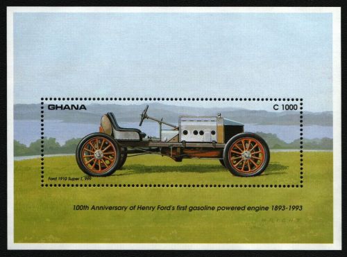 Ghana 1993 - Mi-Nr. Block 220 ** - MNH - Autos / Cars