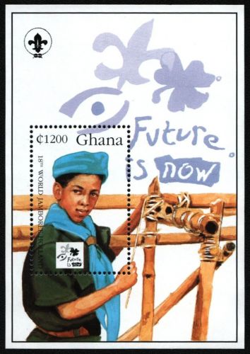 Ghana 1995 - Mi-Nr. Block 277 ** - MNH - Pfadfinder / Scouts