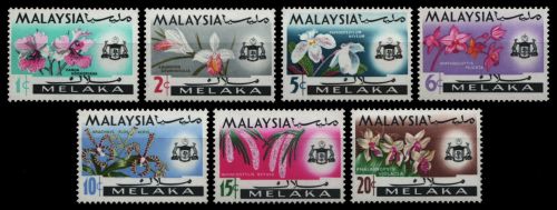 Malaya - Malacca 1965 - Mi-Nr. 66-72 ** - MNH - Orchideen / Orchids
