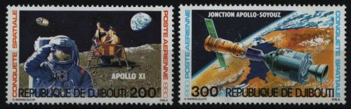 Dschibuti 1980 - Mi-Nr. 276-277 ** - MNH - Raumfahrt / Space