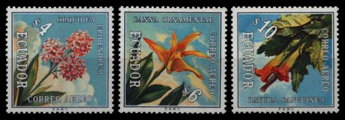 Ecuador 1972 - Mi-Nr. 1582-1583 ** - MNH - Blumen / Flowers