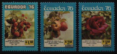 Ecuador 1976 - Mi-Nr. 1714-1716 ** - MNH - Pflanzen / Plants