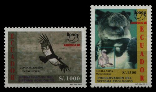 Ecuador 1995 - Mi-Nr. 2350-2351 ** - MNH - Vögel / Birds
