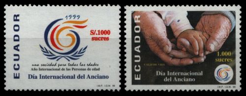 Ecuador 1999 - Mi-Nr. 2441-2442 ** - MNH - Tag der Senioren