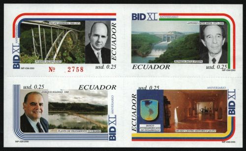 Ecuador 2000 - Mi-Nr. Block 158 ** - MNH - Entwicklungsbank