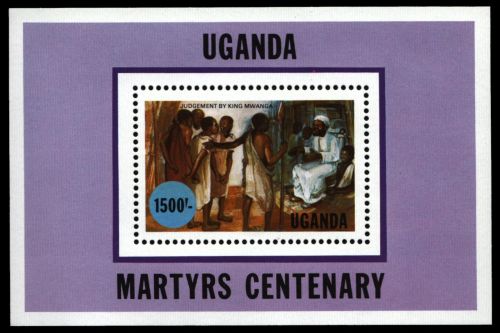 Uganda 1986 - Mi-Nr. Block 65 ** - MNH - Christliche Märtyrer