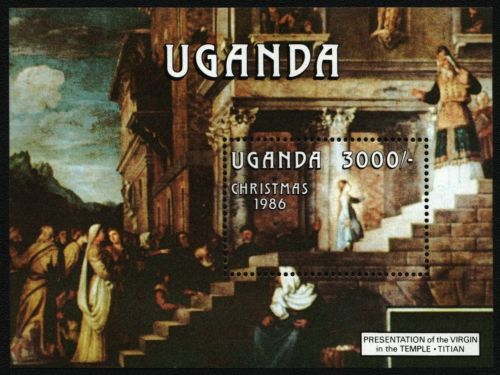 Uganda 1986 - Mi-Nr. Block 66 ** - MNH - Weihnachten / X-mas