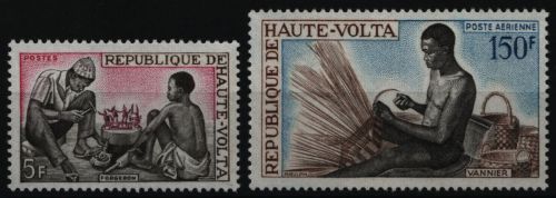 Obervolta 1969 - Mi-Nr. 259-260 ** - MNH - Handwerk / Handicraft