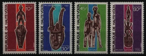 Obervolta 1970 - Mi-Nr. 282-285 ** - MNH - Skulpturen