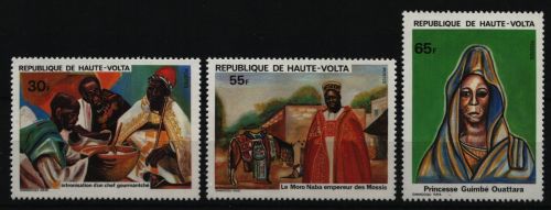 Obervolta 1980 - Mi-Nr. 800-802 ** - MNH - Geschichte / History