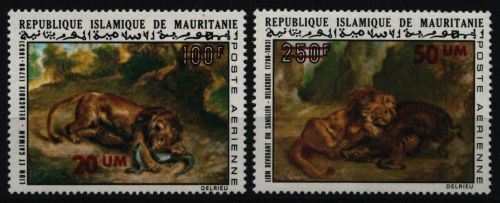 Mauretanien 1974 - Mi-Nr. 486-487 ** - MNH - Gemälde / Paintings