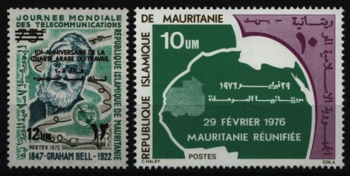 Mauretanien 1976 - Mi-Nr. 534 & 535 ** - MNH - 2 Ausgaben