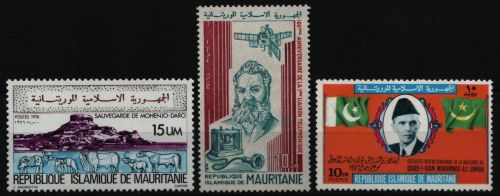 Mauretanien 1976 - Mi-Nr. 546, 550 & 551 ** - MNH - 3 Ausgaben