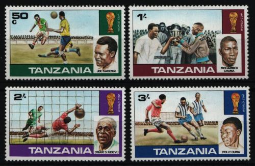 Tansania 1978 - Mi-Nr. 95-98 ** - MNH - Fußball / Soccer