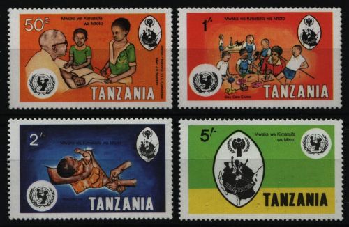 Tansania 1979 - Mi-Nr. 123-126 ** - MNH - Jahr des Kindes