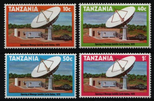 Tansania 1979 - Mi-Nr. 133-136 ** - MNH - Erdfunkstelle