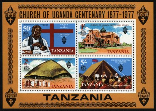 Tansania 1977 - Mi-Nr. Block 7 ** - MNH - Kirche von Uganda