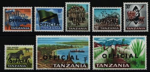 Tansania 1960 - Dienst - Mi-Nr. 1-8 ** - MNH