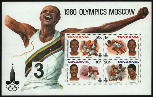Tansania 1980 - Mi-Nr. Block 23 ** - MNH - Olympia Moskau