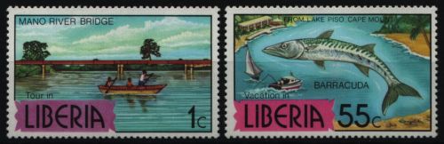 Liberia 1977 - Mi-Nr. 1042-1043 ** - MNH - Fische / Fish