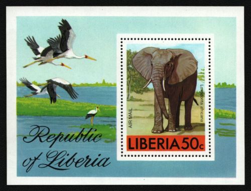 Liberia 1976 - Mi-Nr. Block 82 ** - MNH - Wildtiere / Wild animals