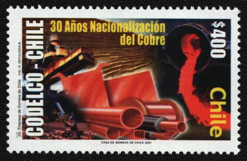 Chile 2001 - Mi-Nr. 2012 ** - MNH - Kupferindustrie