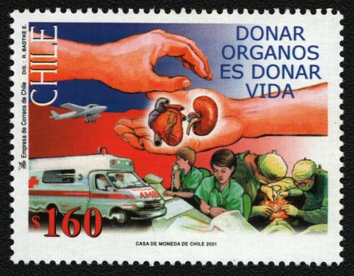 Chile 2001 - Mi-Nr. 2014 ** - MNH - Organspenden
