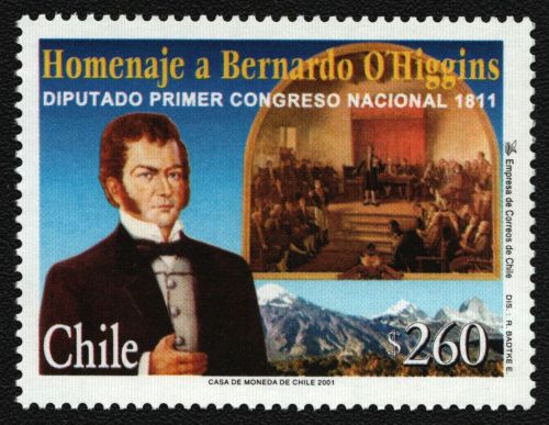 Chile 2001 - Mi-Nr. 2027 ** - MNH - Bernardo O`Higgins Riquelme