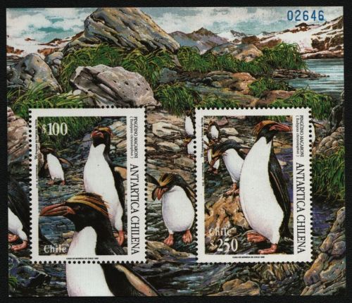 Chile 1995 - Mi-Nr. Block 32 ** - MNH - Pinguine / Penguins