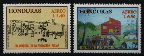 Honduras 1997 - Mi-Nr. 1335-1336 ** - MNH - Weltbevölkerungstag