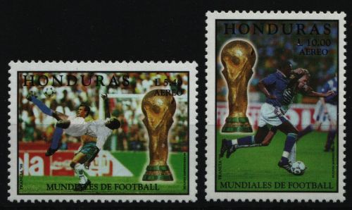 Honduras 1998 - Mi-Nr. 1413-1414 ** - MNH - Fußball / Soccer