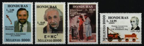 Honduras 1999 - Mi-Nr. 1492-1495 ** - MNH - Persönlichkeiten / Celebrities