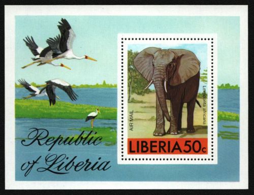 Liberia 1976 - Mi-Nr. Block 82 ** - MNH - Wildtiere / Wild animals