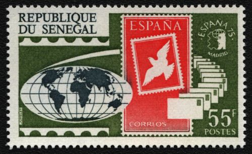 Senegal 1975 - Mi-Nr. 567 ** - MNH - Marke auf Marke
