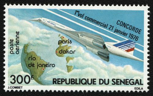 Senegal 1976 - Mi-Nr. 580 ** - MNH - Concorde