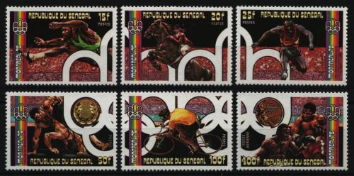 Senegal 1976 - Mi-Nr. 597-602 ** - MNH - Olympia Montreal