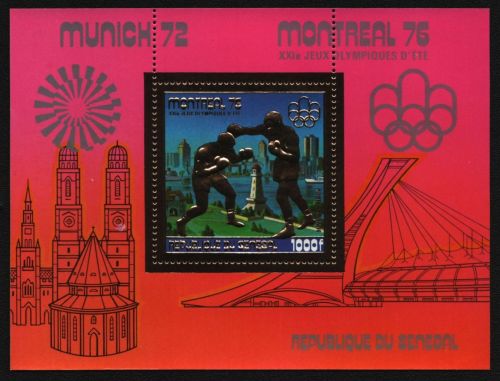 Senegal 1976 - Mi-Nr. Block 29 ** - MNH - Gold - Olympia Montreal