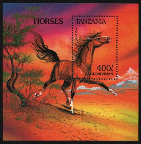 Tansania 1993 - Mi-Nr. Block 235 ** - MNH - Pferde / Horses