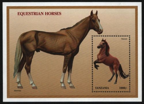 Tansania 1997 - Mi-Nr. Block 357 ** - MNH - Pferde / Horses