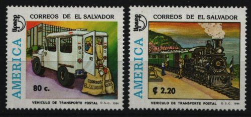 El Salvador 1994 - Mi-Nr. 1954-1955 ** - MNH - Postbeförderung