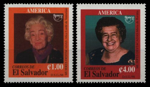 El Salvador 1998 - Mi-Nr. 2107-2108 ** - MNH - Bedeutende Frauen